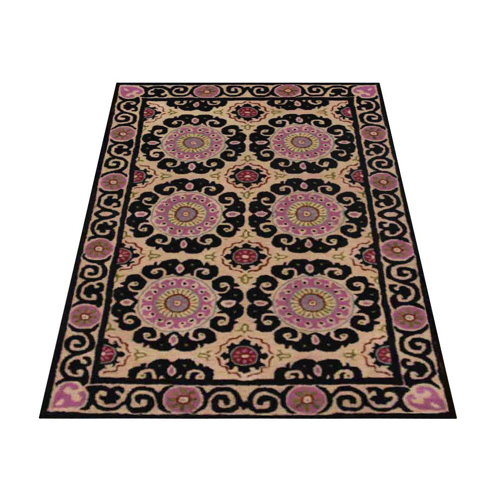 Ornate Medallion Wool Rug