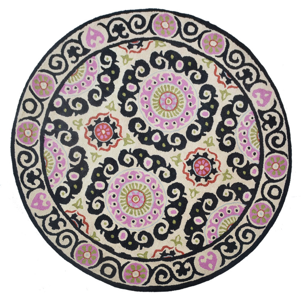 Ornate Medallion Wool Rug