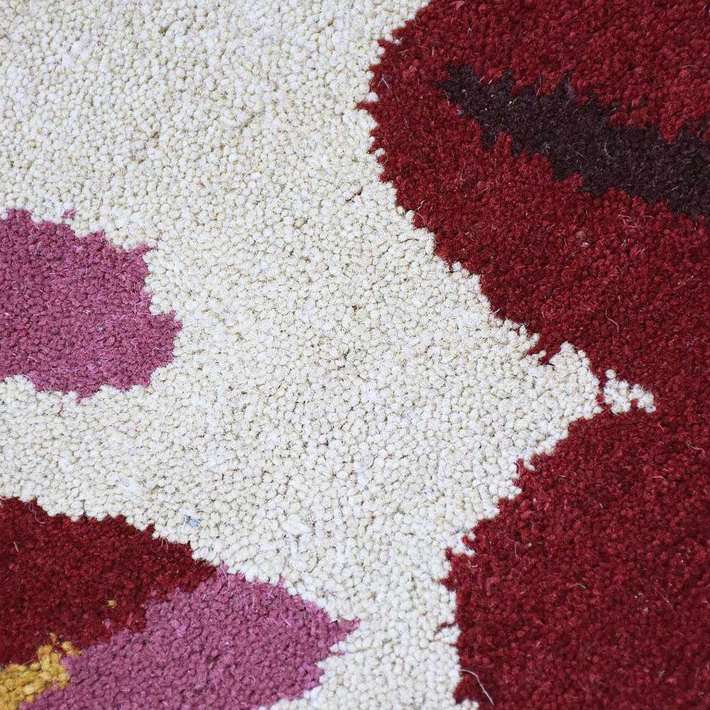 Rishit Hand Tufted Wool Area Rug