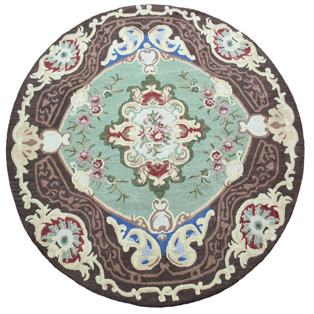 Meenakari Hand Tufted Oriental Rug