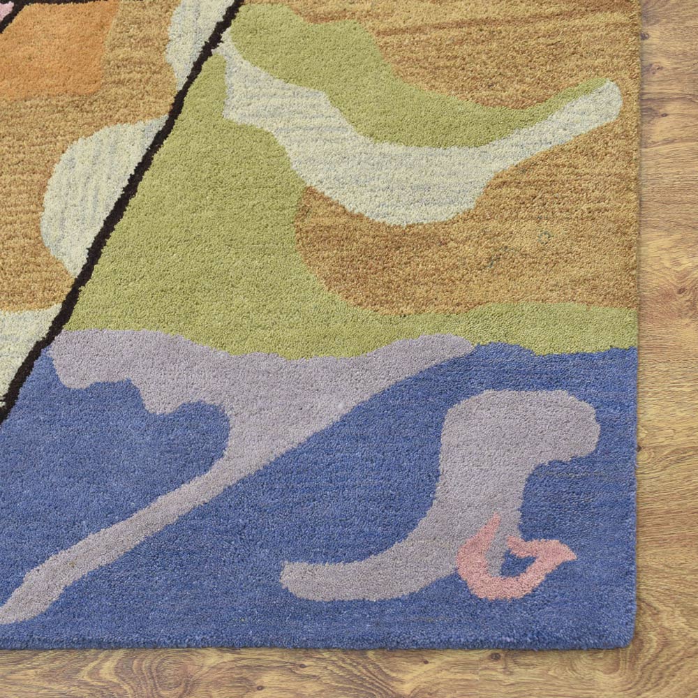 Yatra Hand Tufted Wool Area Rug