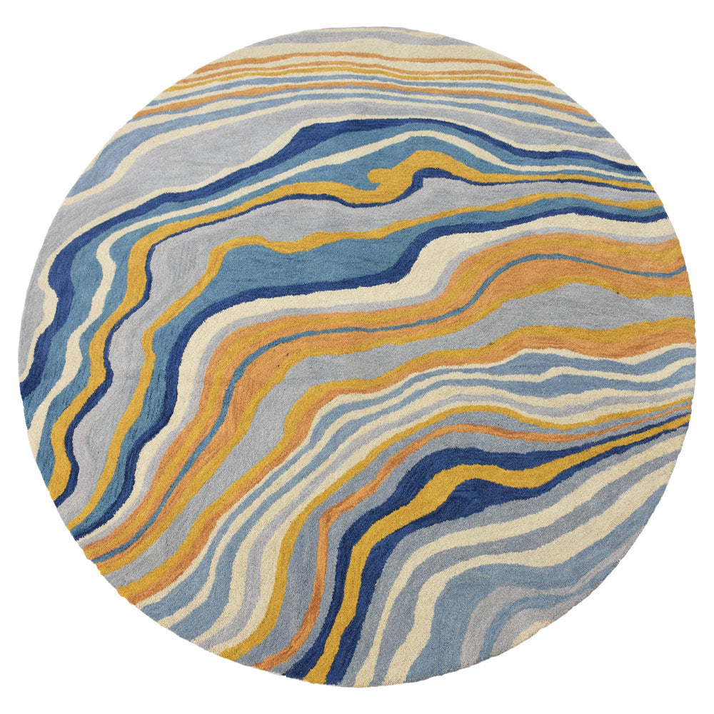 Ripple Hand Tufted Abstract Area Rug