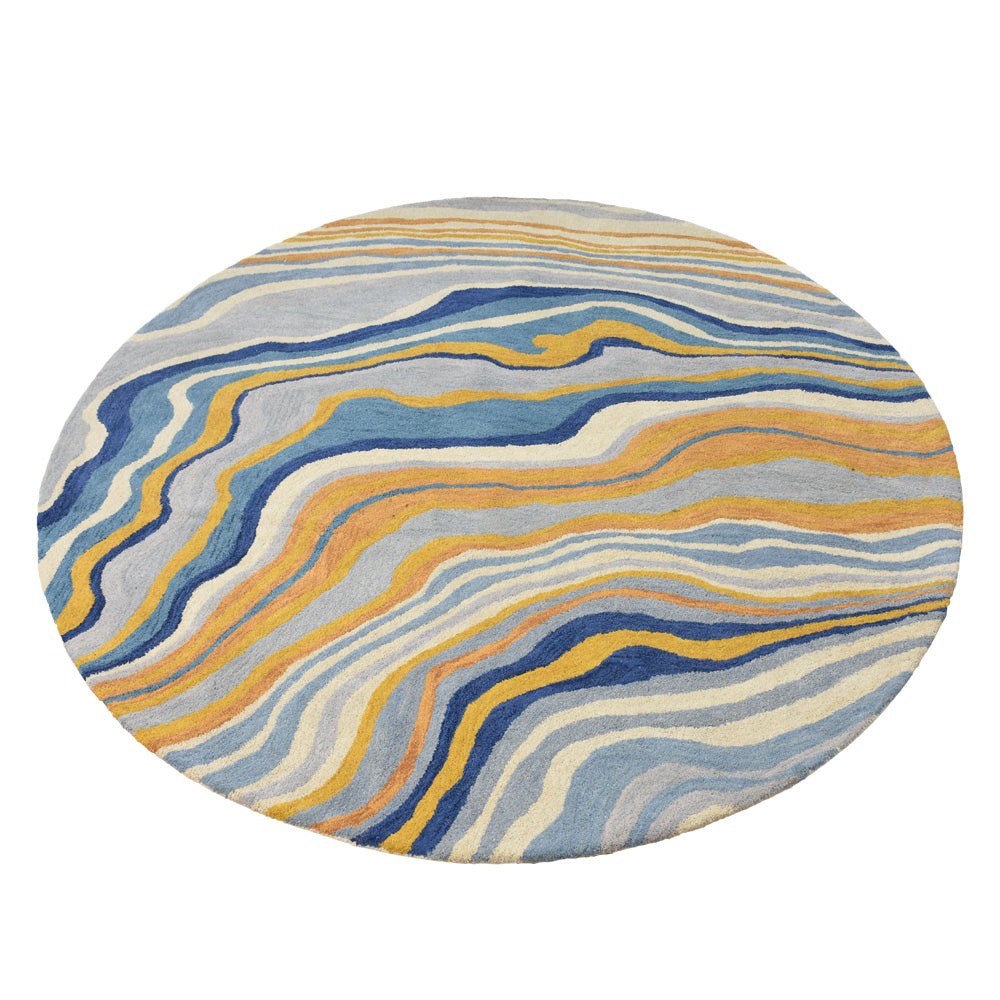 Ripple Hand Tufted Abstract Area Rug