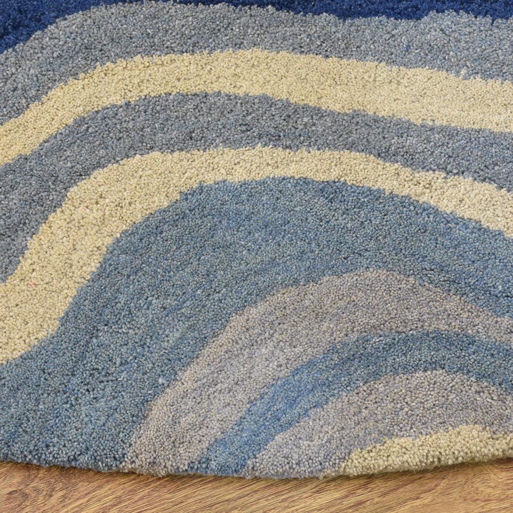 Ripple Hand Tufted Abstract Area Rug