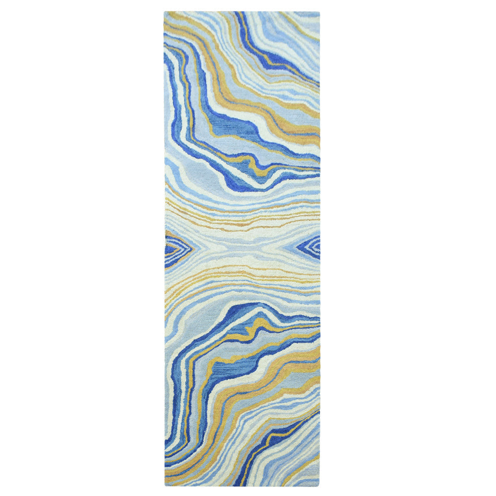 Ripple Hand Tufted Abstract Area Rug