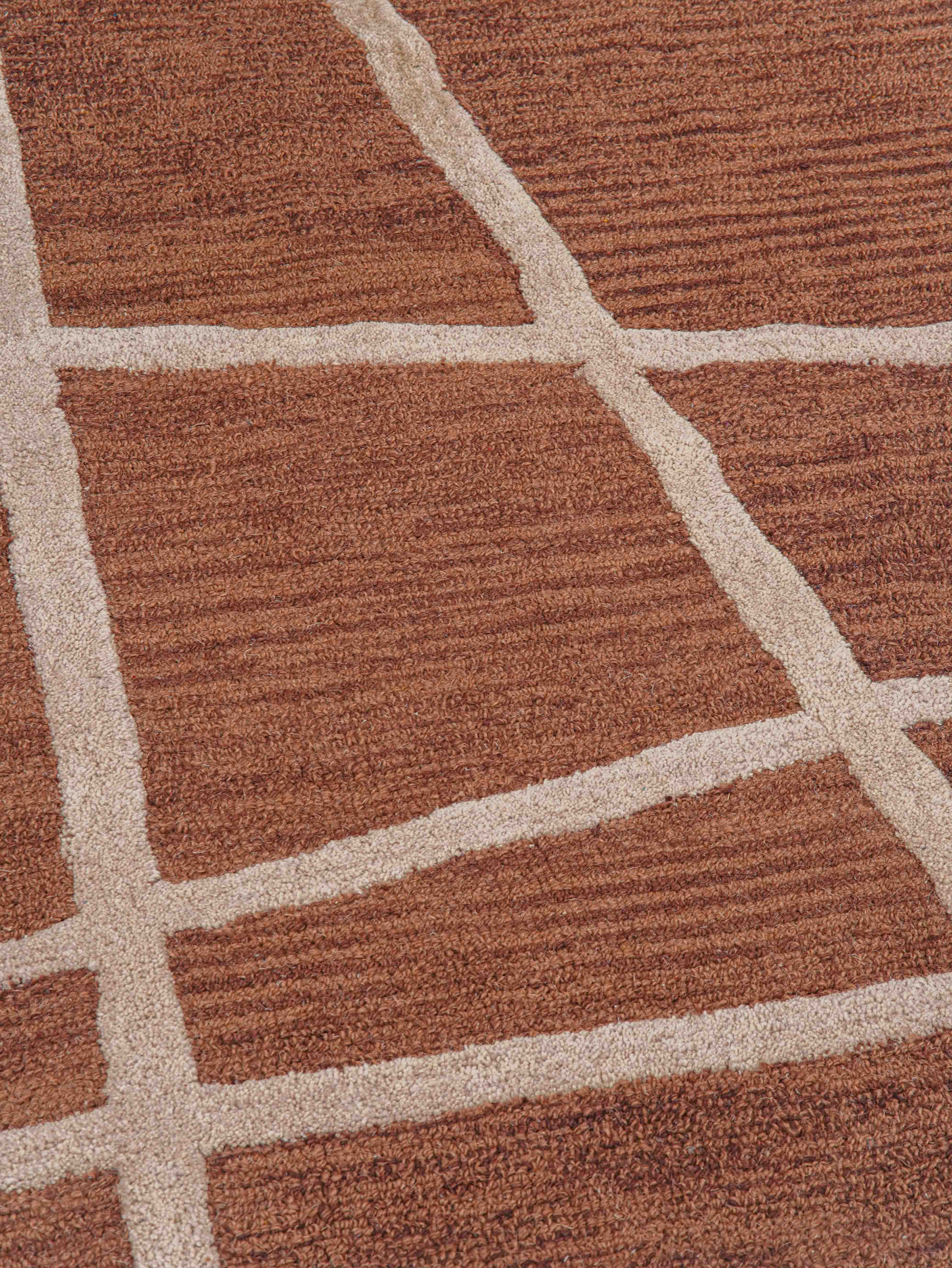 Interlace Hand Tufted Wool Rug