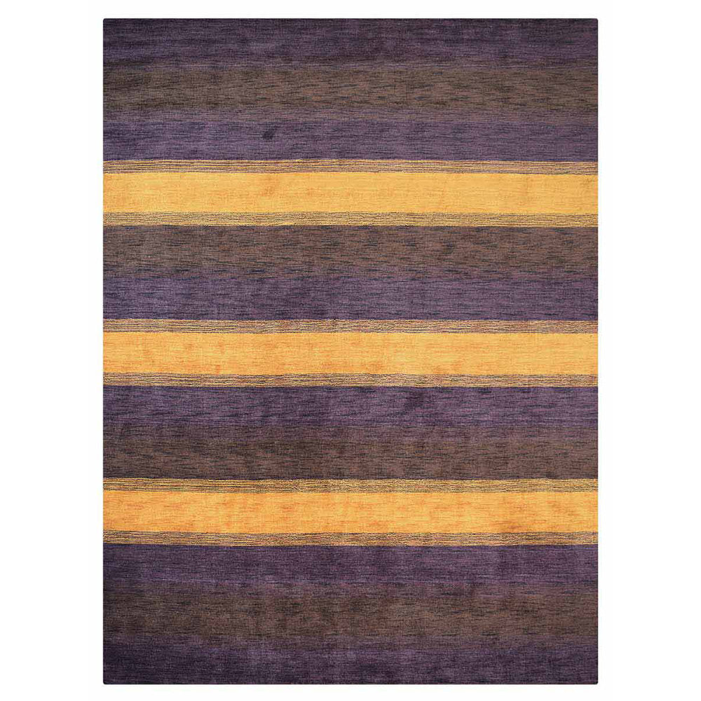 Twilight Stripes Hand Knotted Wool Rug