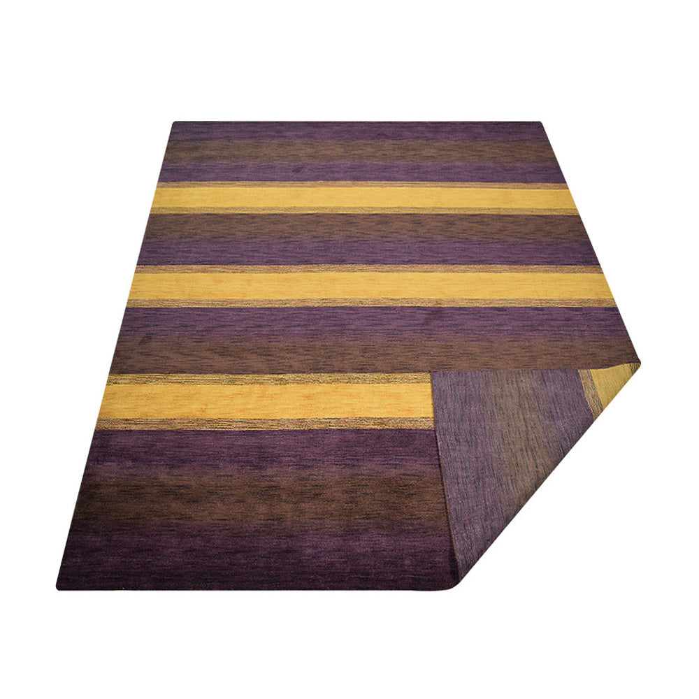 Twilight Stripes Hand Knotted Wool Rug