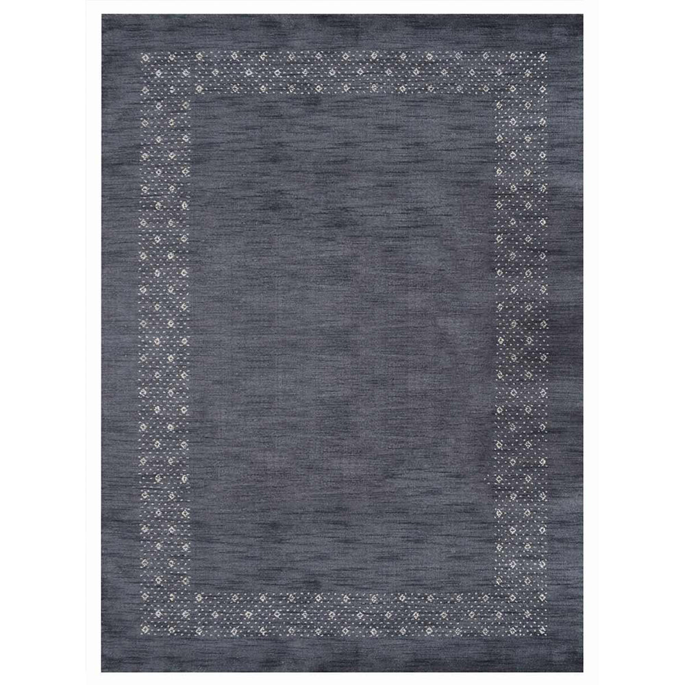 Slate Hand Knotted Wool Rug