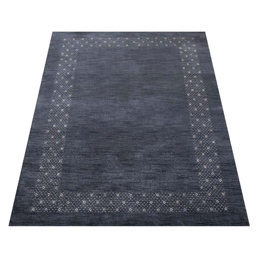 Slate Hand Knotted Wool Rug