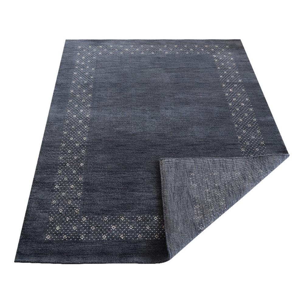 Slate Hand Knotted Wool Rug