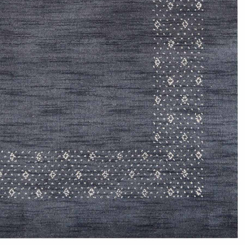 Slate Hand Knotted Wool Rug