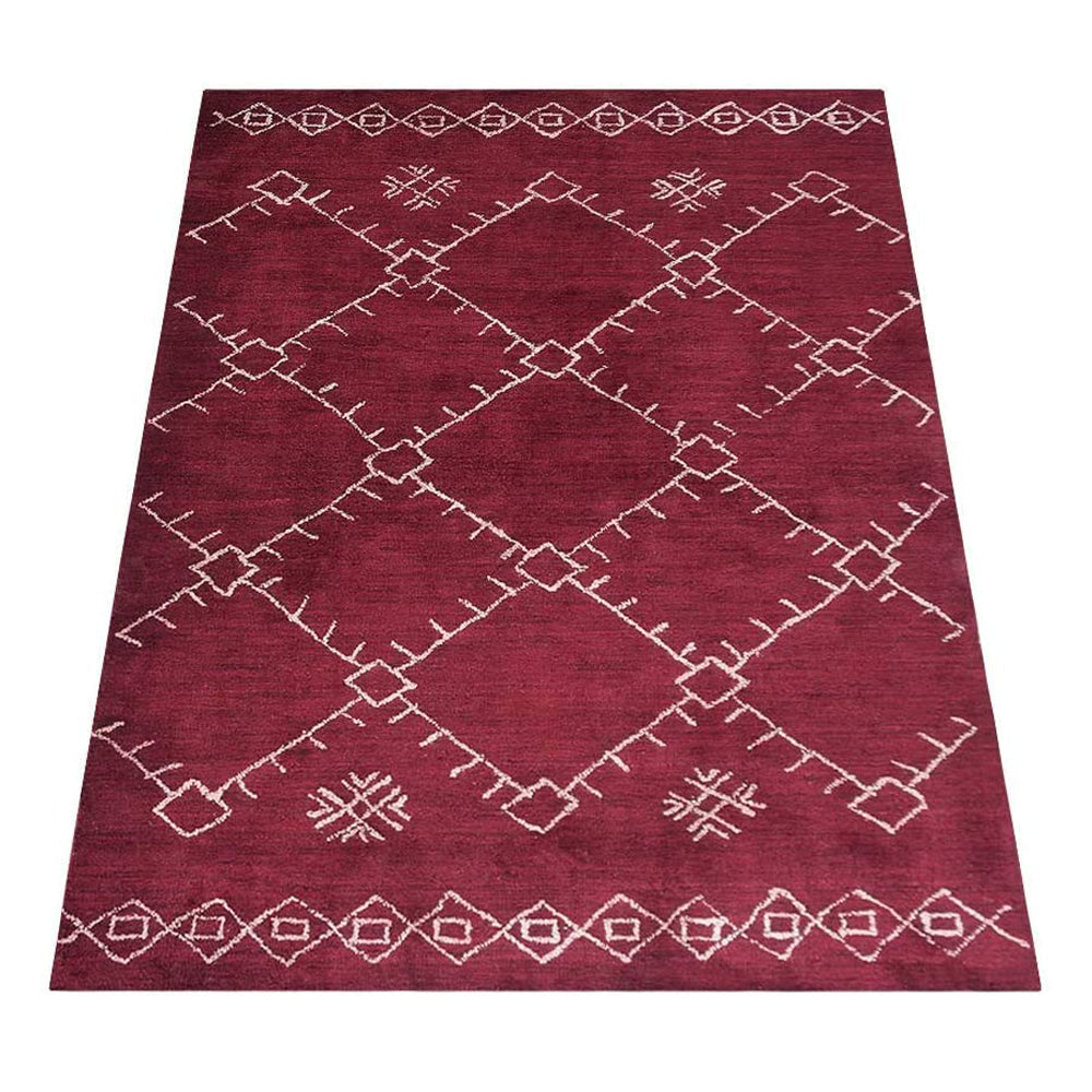 Yokohama Hand Knotted Loom Silk Area Rug