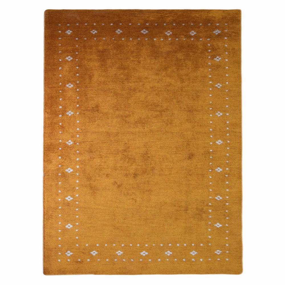 Flint Hand Knotted Silk & Wool Rug