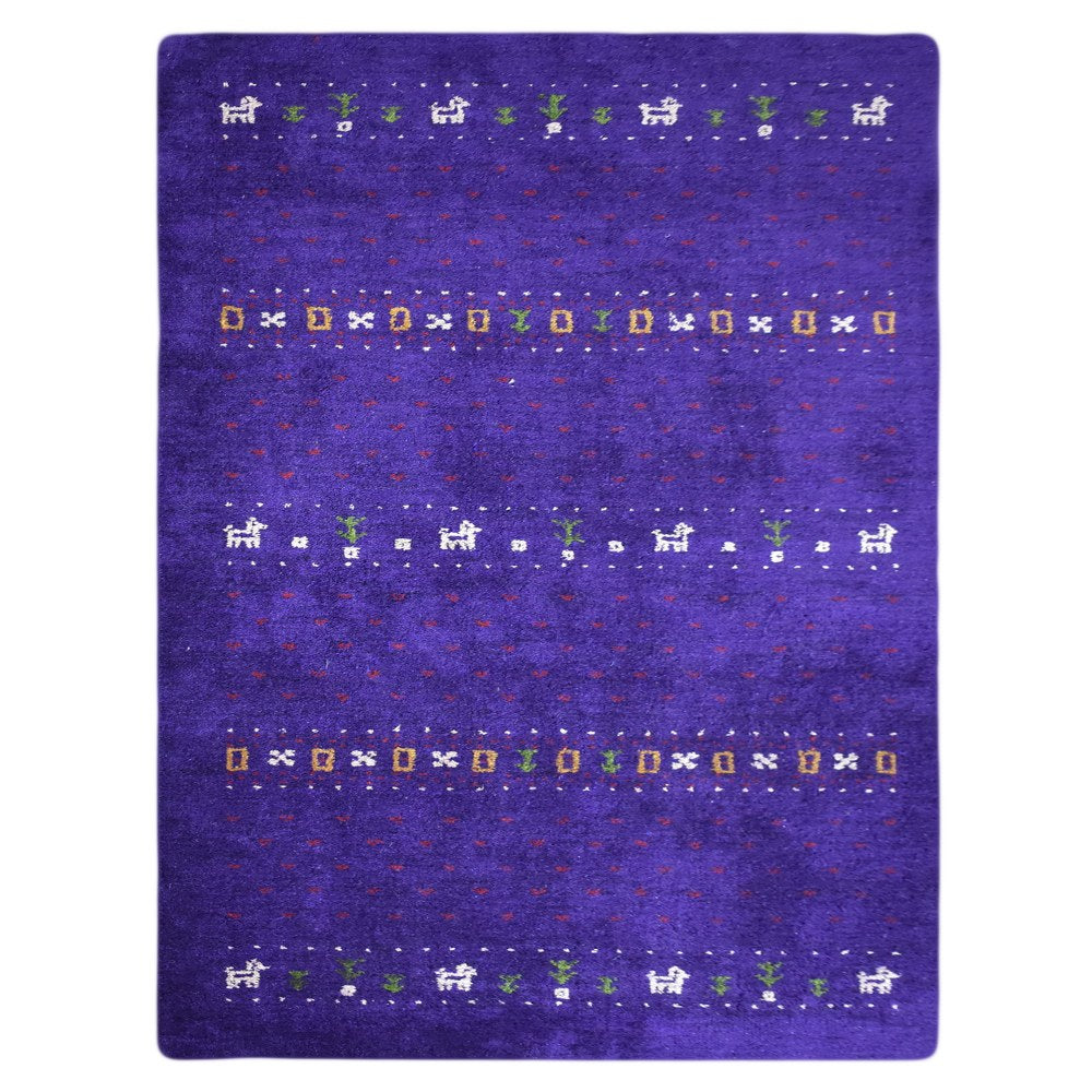 Ada Hand Knotted Loom Silk Mix Area Rug