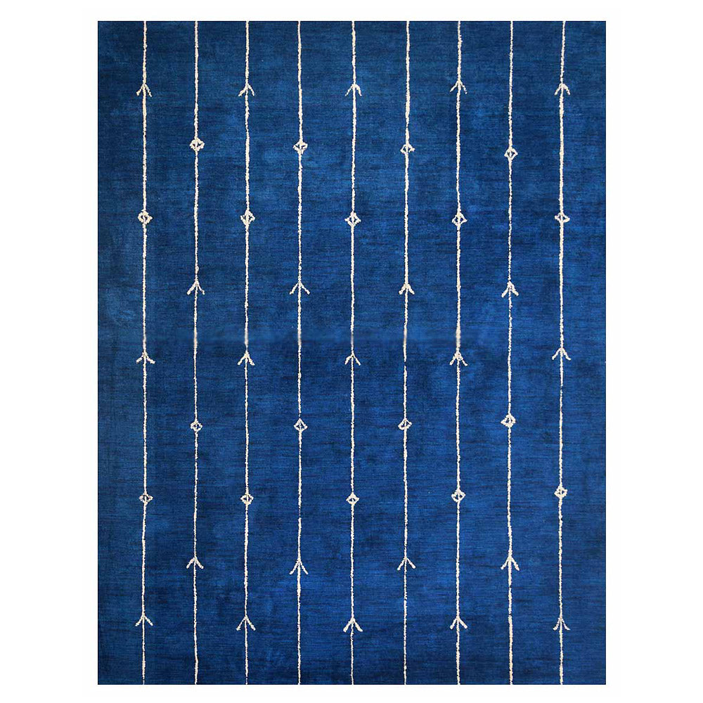 Melior Hand Knotted Silk & Wool Rug