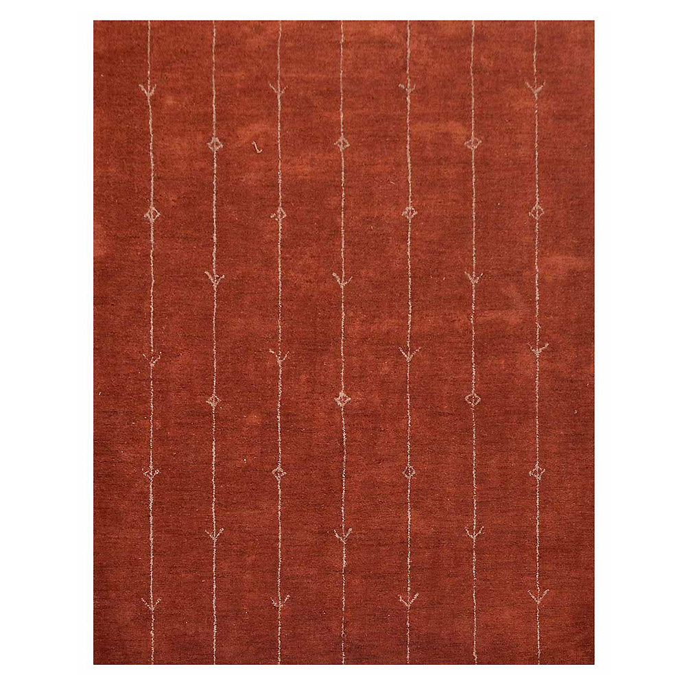 Jiufen Hand Knotted Loom Silk Mix Area Rug