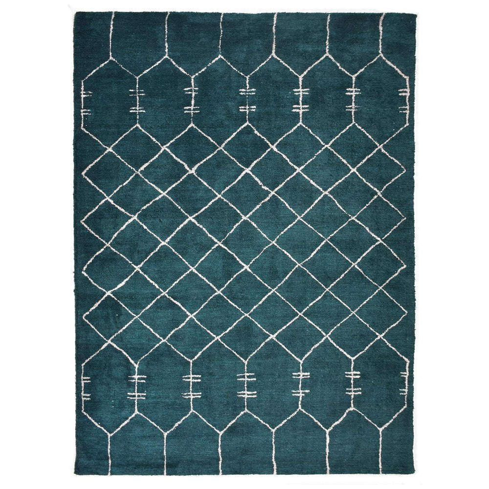 Kyril Hand Knotted Silk & Wool Rug