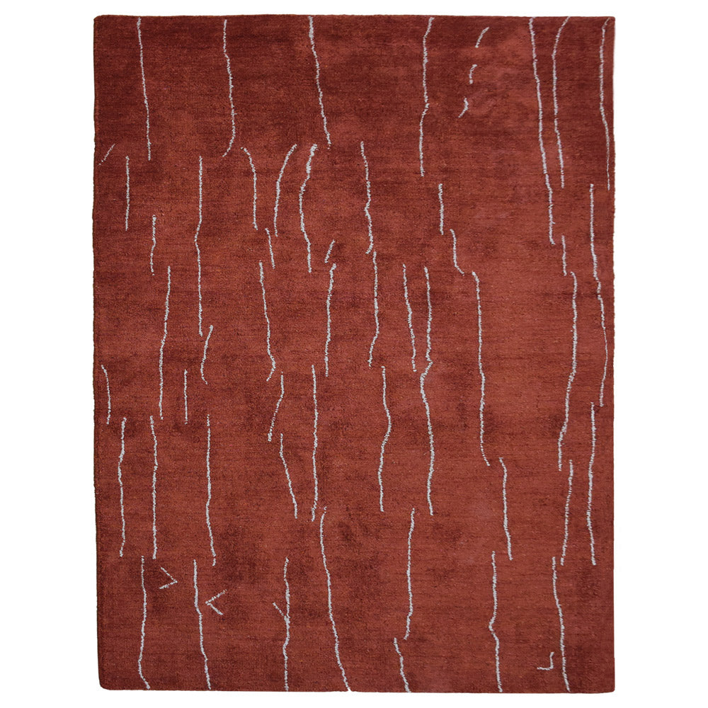 Urien Hand Knotted Loom Silk Mix Area Rug