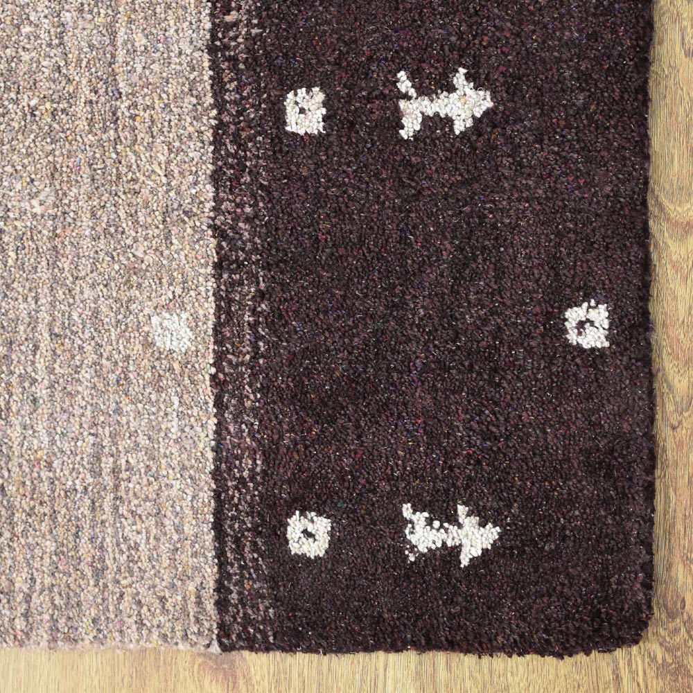 Qsm Hand Knotted Silk & Wool Rug