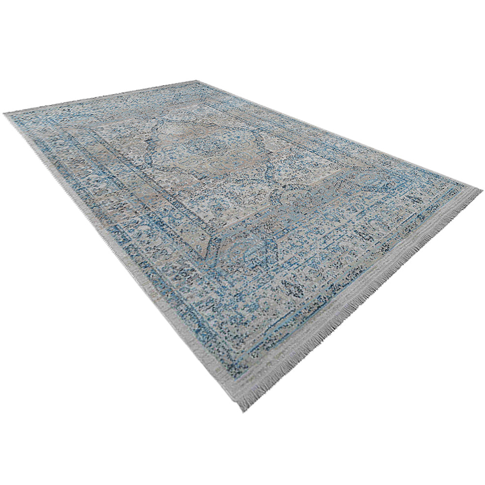 Bimbika Machine Woven Crossweave Polyester Area Rug