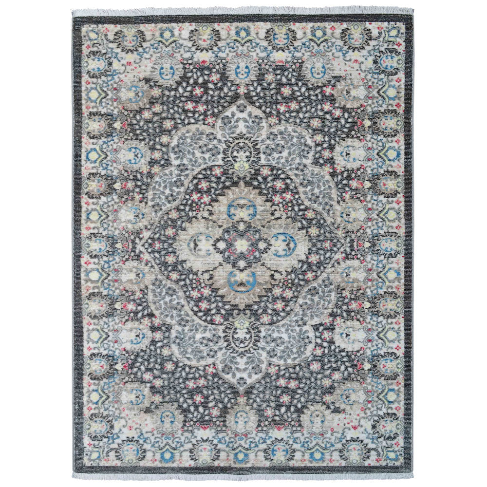 Amogha Machine Woven Crossweave Polyester Area Rug