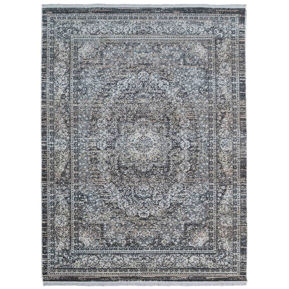 Navika Machine Woven Crossweave Polyester Area Rug