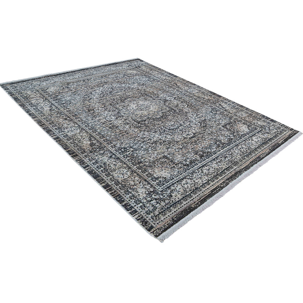 Navika Machine Woven Crossweave Polyester Area Rug