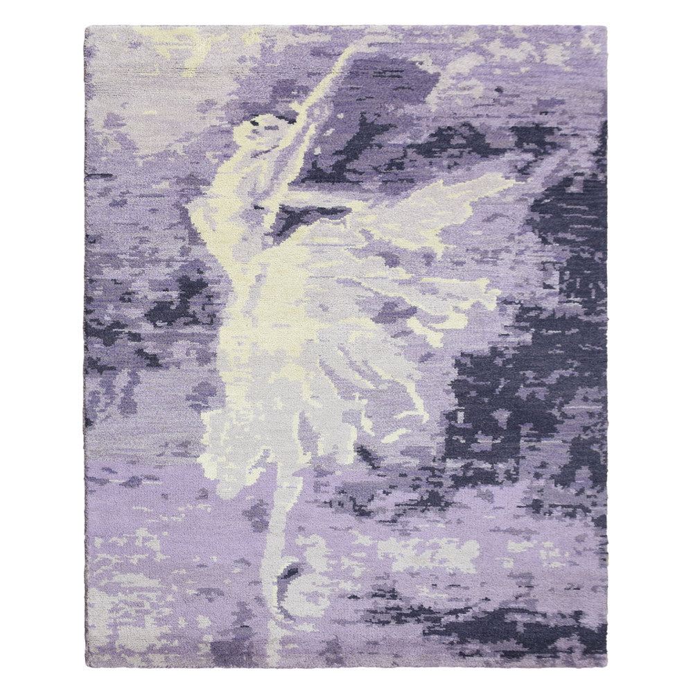 Ballerina Hand Knotted Wool Area Rug