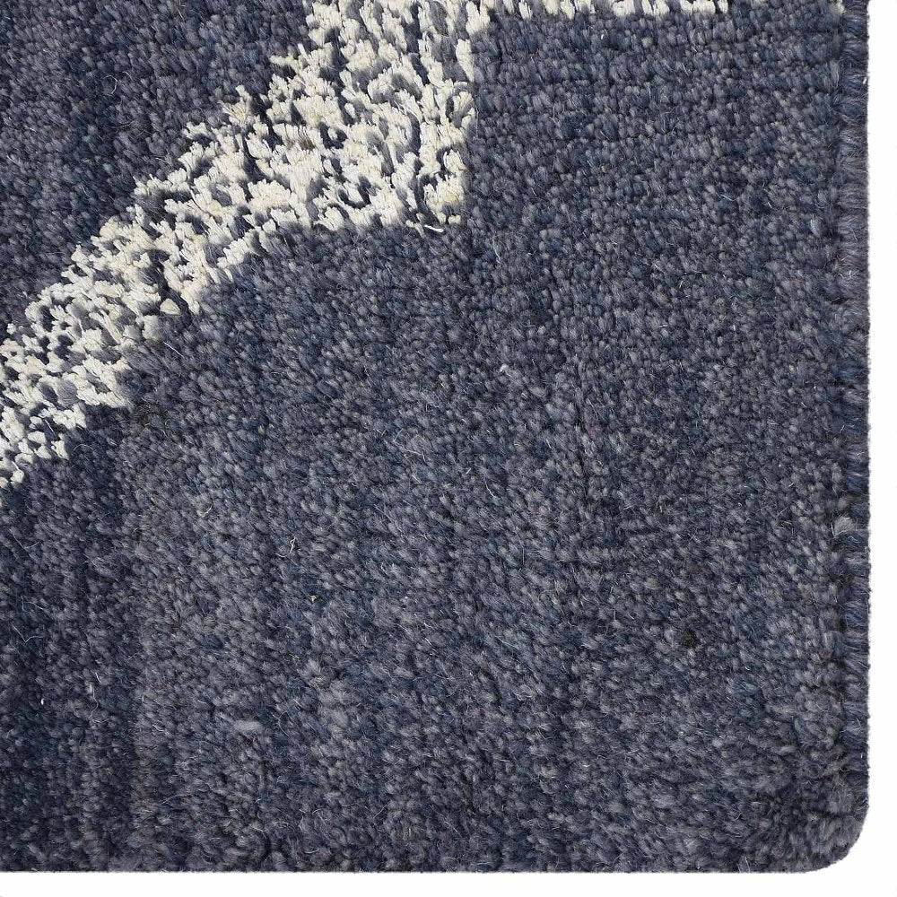 Avanti Hand Knotted Wool Dark Gray Area Rug