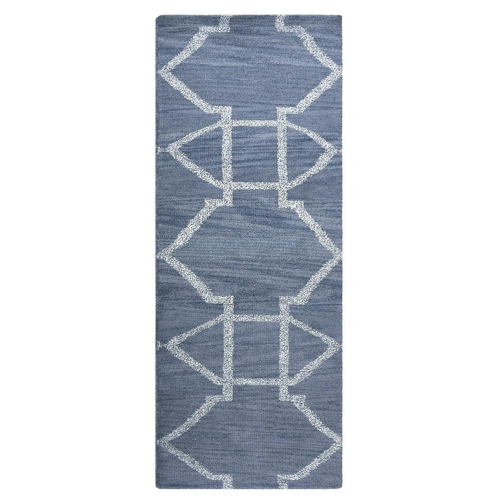 Avanti Hand Knotted Wool Dark Gray Area Rug