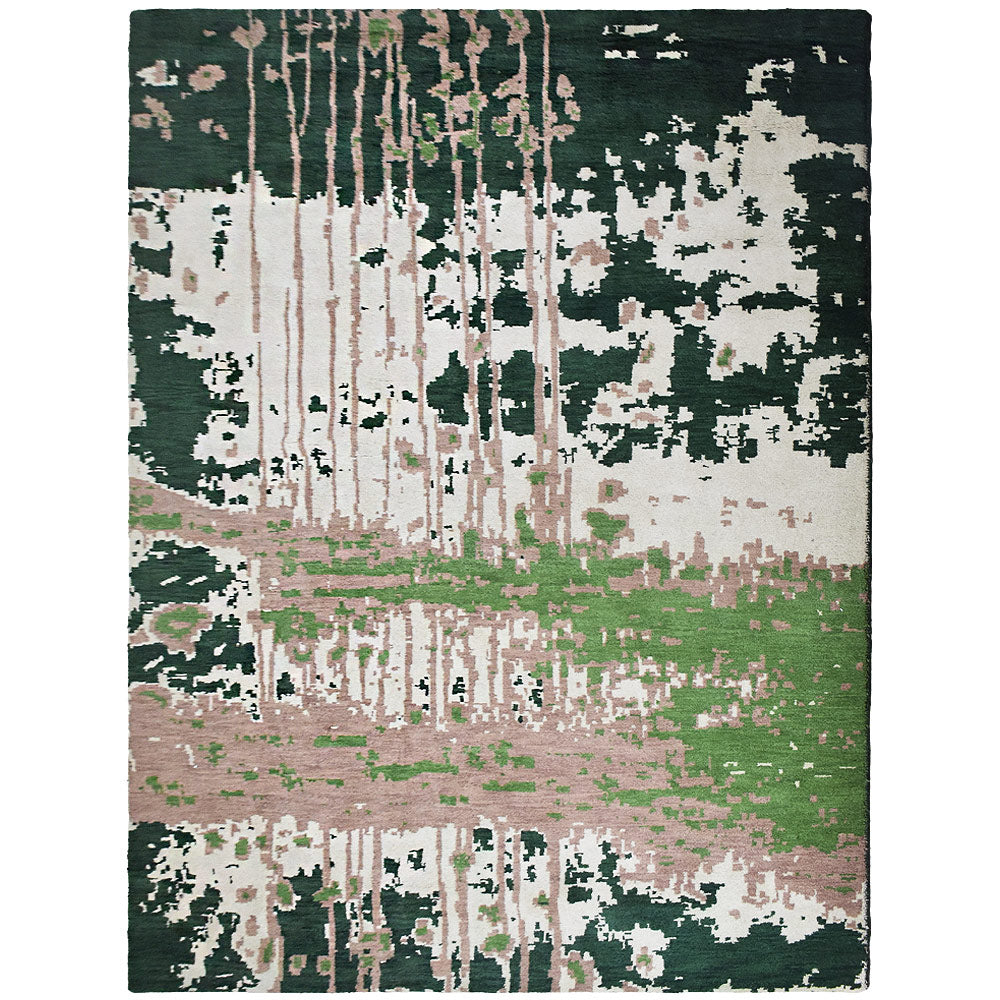 Verdure Hand Knotted Wool Area Rug