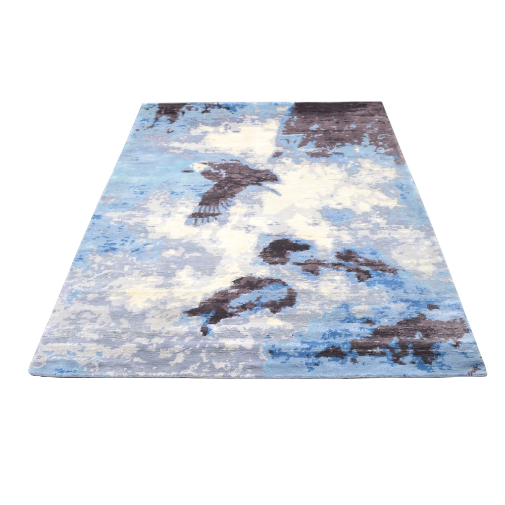 Soar Hand Knotted Silk Area Rug