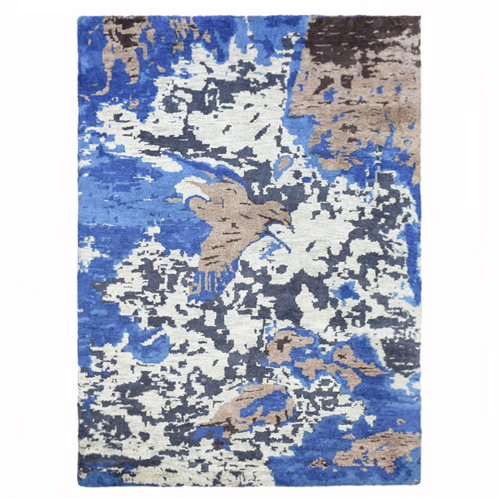 Cascade Hand Knotted Silk Area Rug