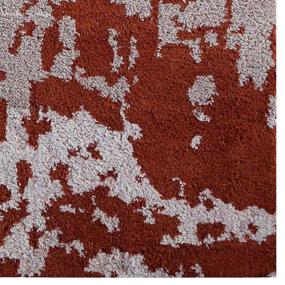 Lichenlux Hand Knotted Silk Abstract Area Rug