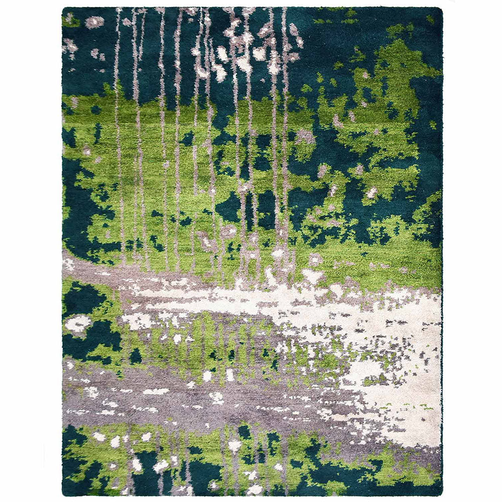 Ophelia Hand Knotted Abstract Rug