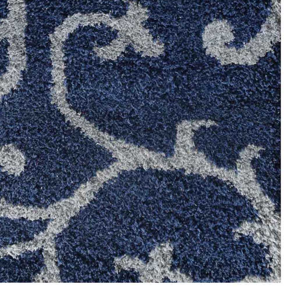 Ora Hand Knotted Silk Blue Rug