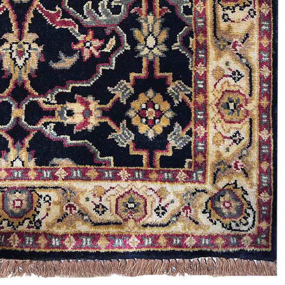 Natchitoches Hand Knotted Persian Wool Semi-Worsted Area Rug