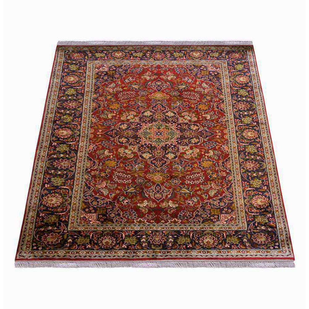 Querétaro Hand Knotted Persian Original Silk Area Rug