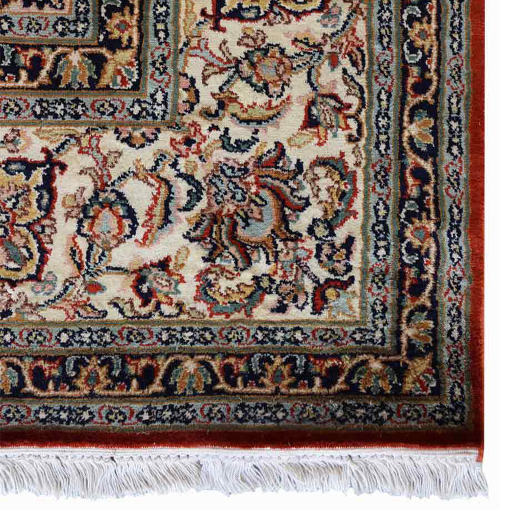 Kshitij Hand Knotted Persian Original Silk Area Rug