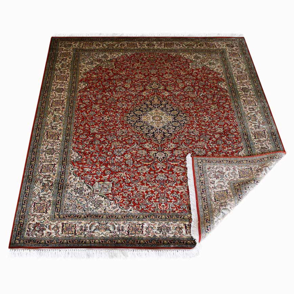 Kshitij Hand Knotted Persian Original Silk Area Rug