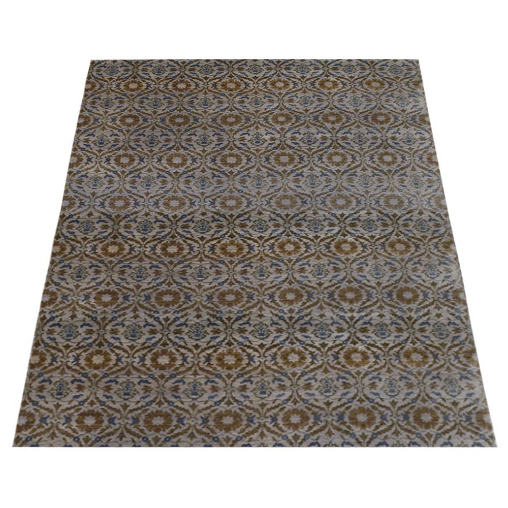 Calix Hand Knotted Persian Wool And Viscose Area Rug