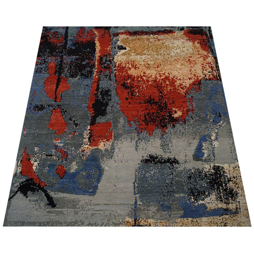 Fargo Hand Knotted Persian Wool And Viscose Area Rug