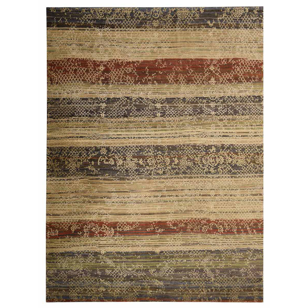 Lijiang Hand Knotted Persian Silk And Wool Area Rug