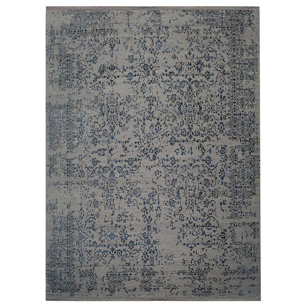 Zephyra Hand Knotted Persian Wool And Viscose Area Rug