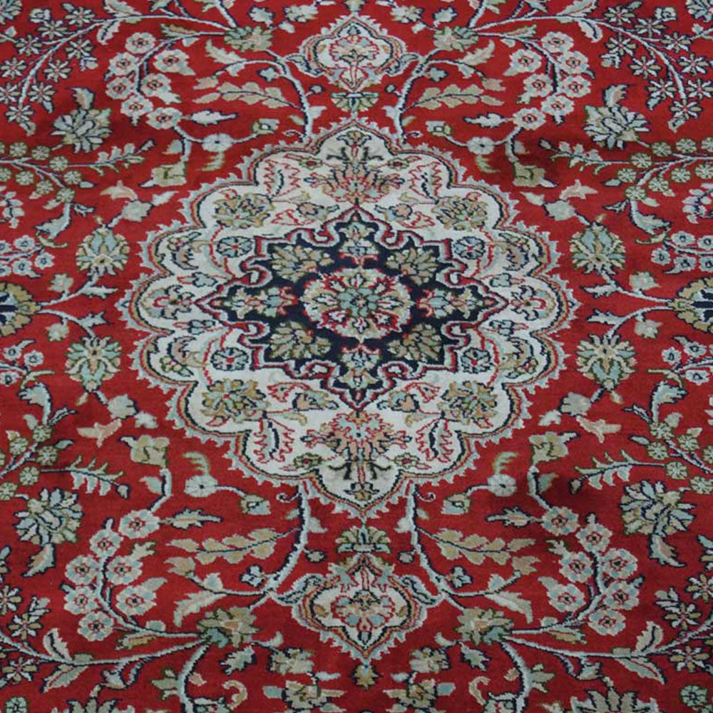 Uppsala Hand Knotted Persian Original Silk Area Rug