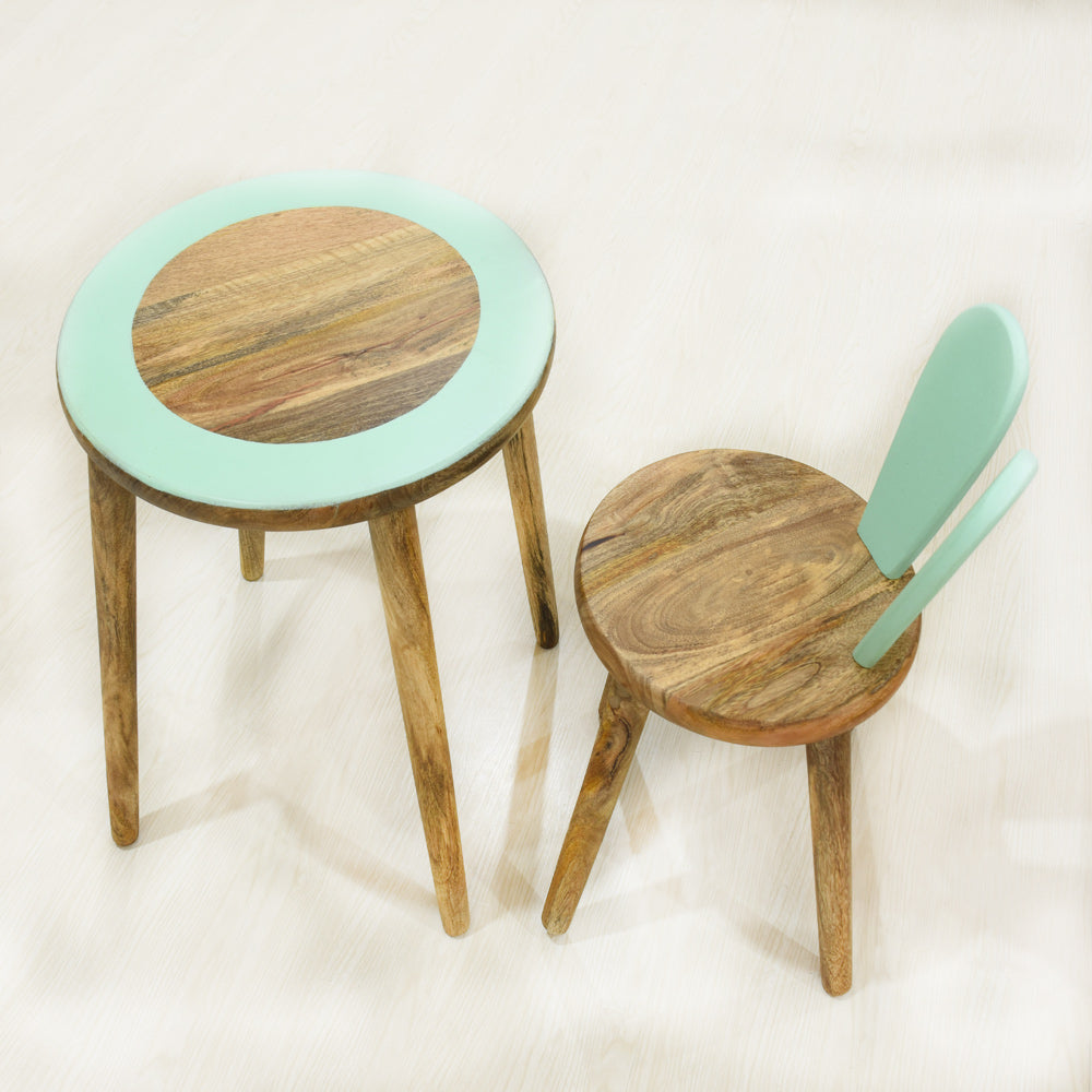 Sprout Green Kids Table and Chair Set