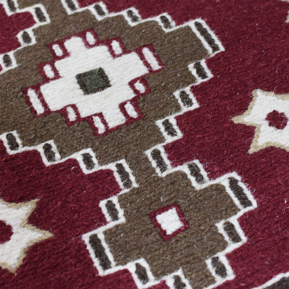 Aarohan Hand Knotted Sumak Wool Rug