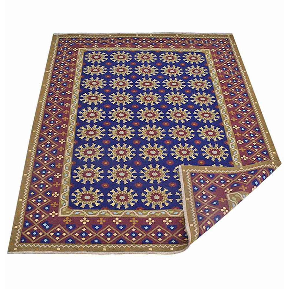 Jaipur Hand Knotted Sumak Wool Area Rug