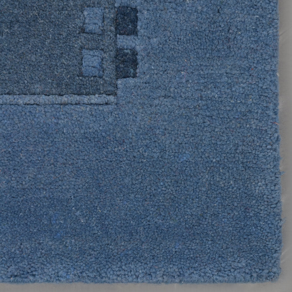 Nova Hand Knotted Tibbati Blue Rug